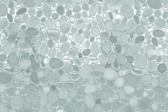 Átlátszó statikus fólia - kavicsok (67,5 x 150 cm)